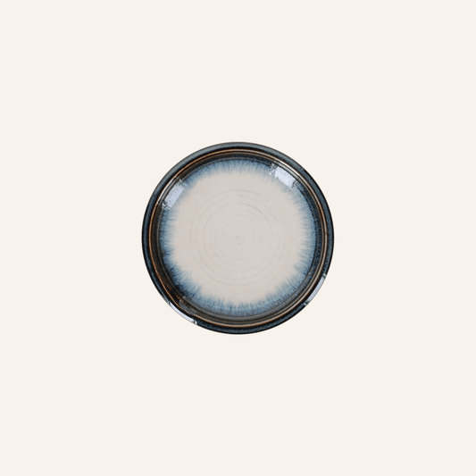 Small fine earthenware plate Minoyaki "hyouzan"