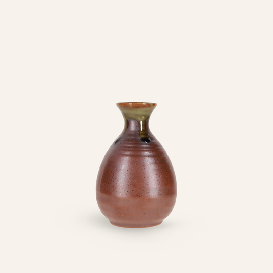 Carafe à saké Tokkuri faïence fine Minoyaki "dakuryuu"