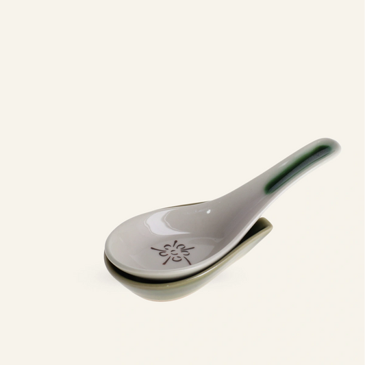 Dessous de cuillère Rengé faïence fine Setoyaki "renge"