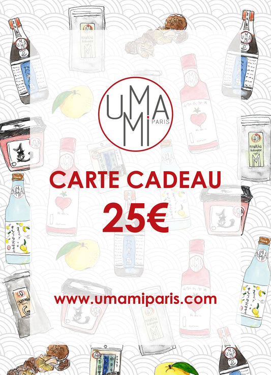 Carte cadeau Umami - 25€