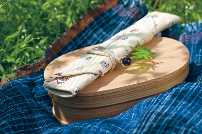Étui à baguettes Kyonishijin Temari blanc