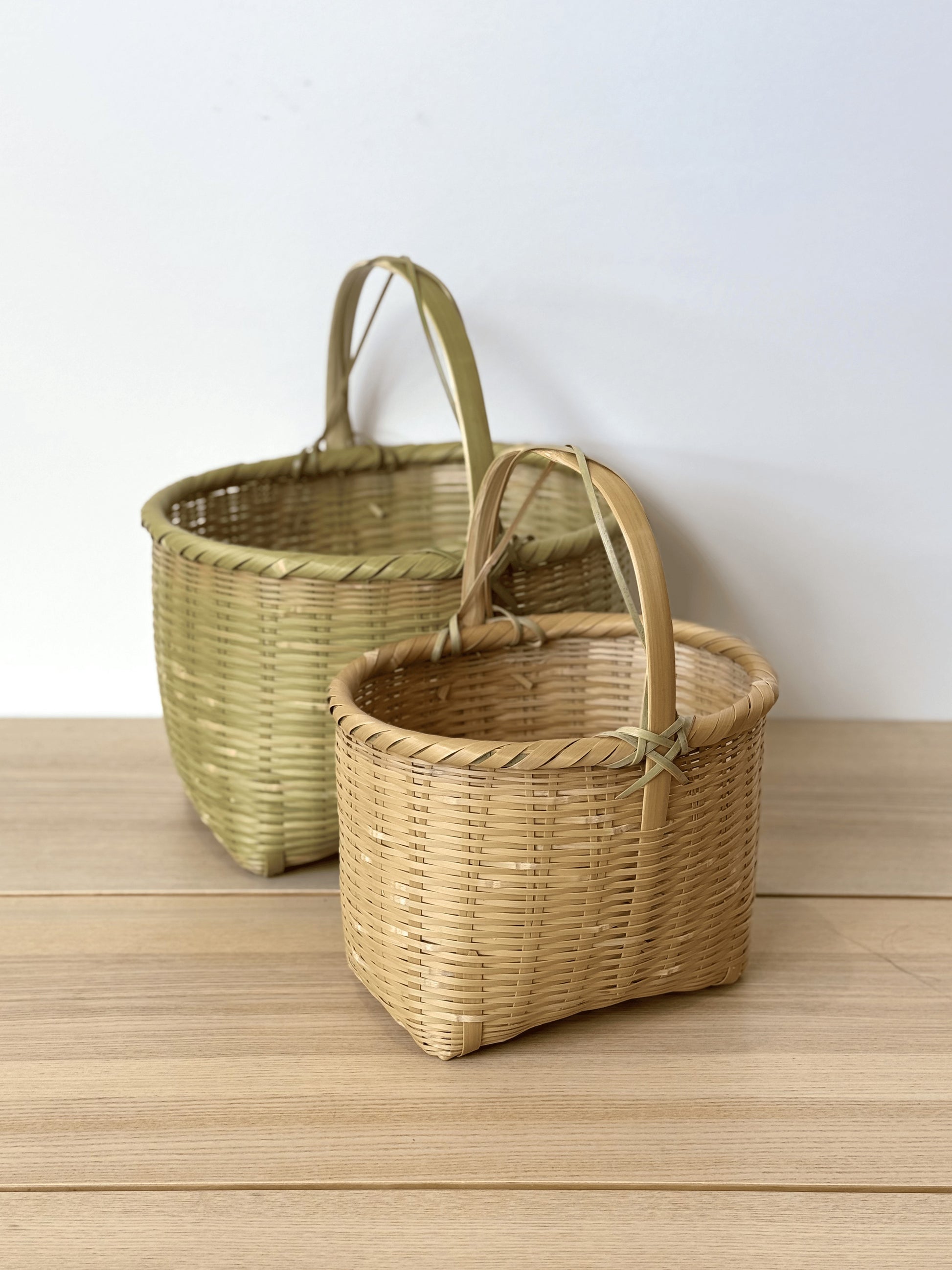 Panier à courses en bambou Kaimono Kago - Petit (Ø22cm)