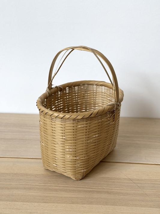 Panier à courses en bambou Kaimono Kago - Petit (Ø22cm)