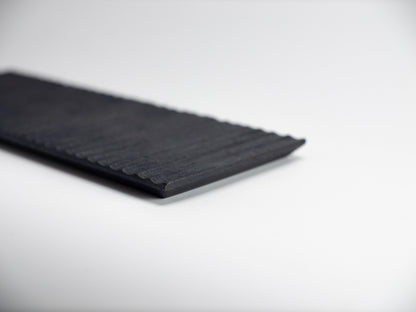 Plat chêne strié teint à l'indigo S