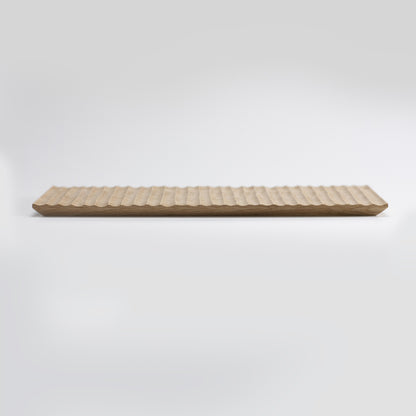 Plat en chêne strié S