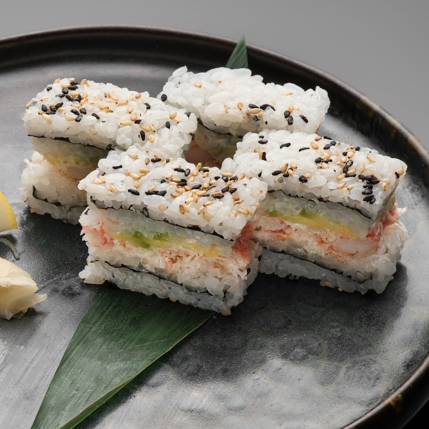 Presse a oshizushi en cyprès Hinoki (5 sushis)