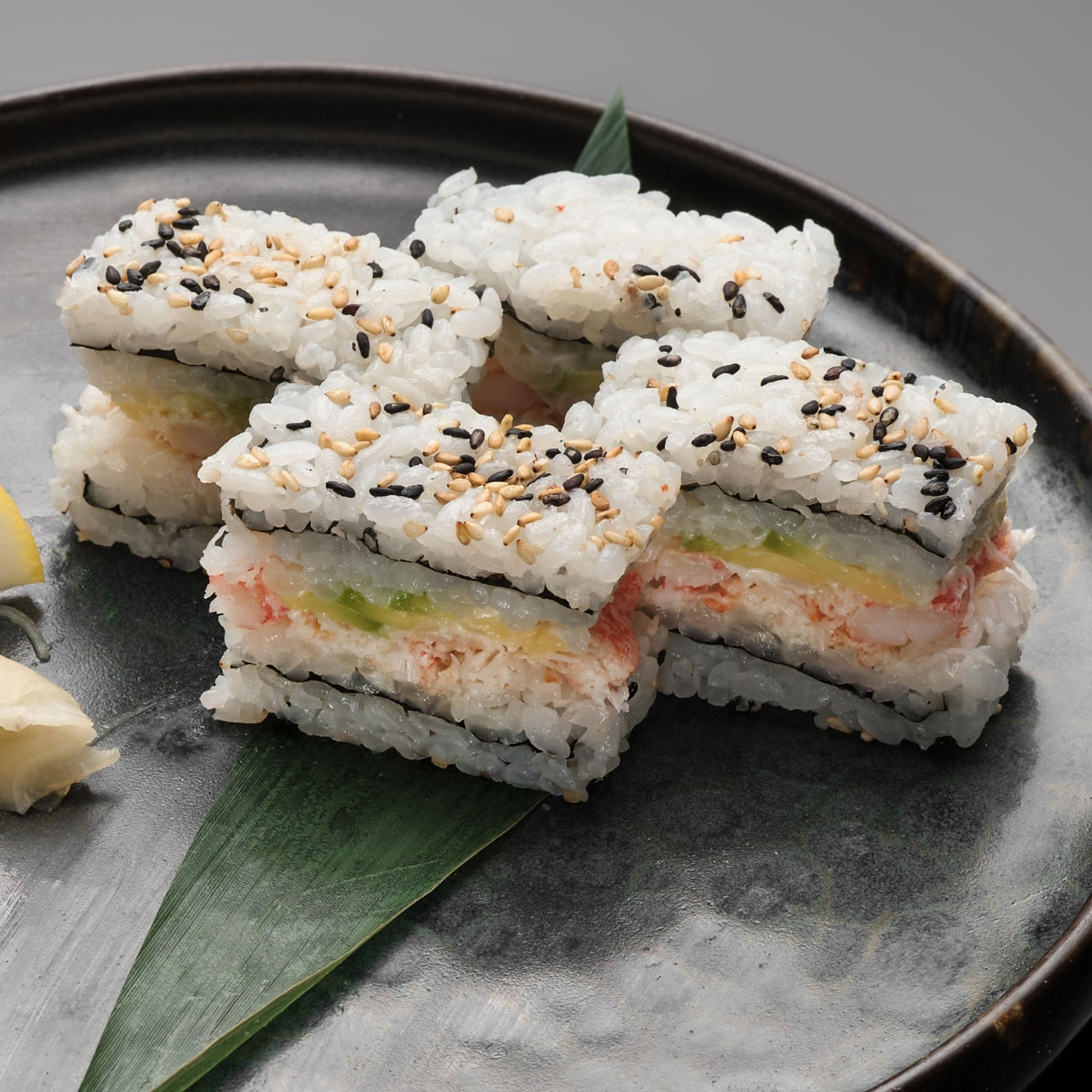 Presse a oshizushi en cyprès Hinoki (5 sushis)