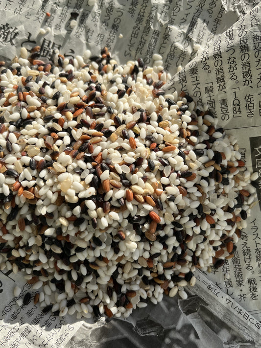 Riz ancien japonais de trois couleurs 150g