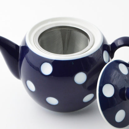 Théière bleue en porcelaine Aritayaki "Negaposi" 400ml
