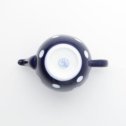 Théière bleue en porcelaine Aritayaki "Negaposi" 400ml