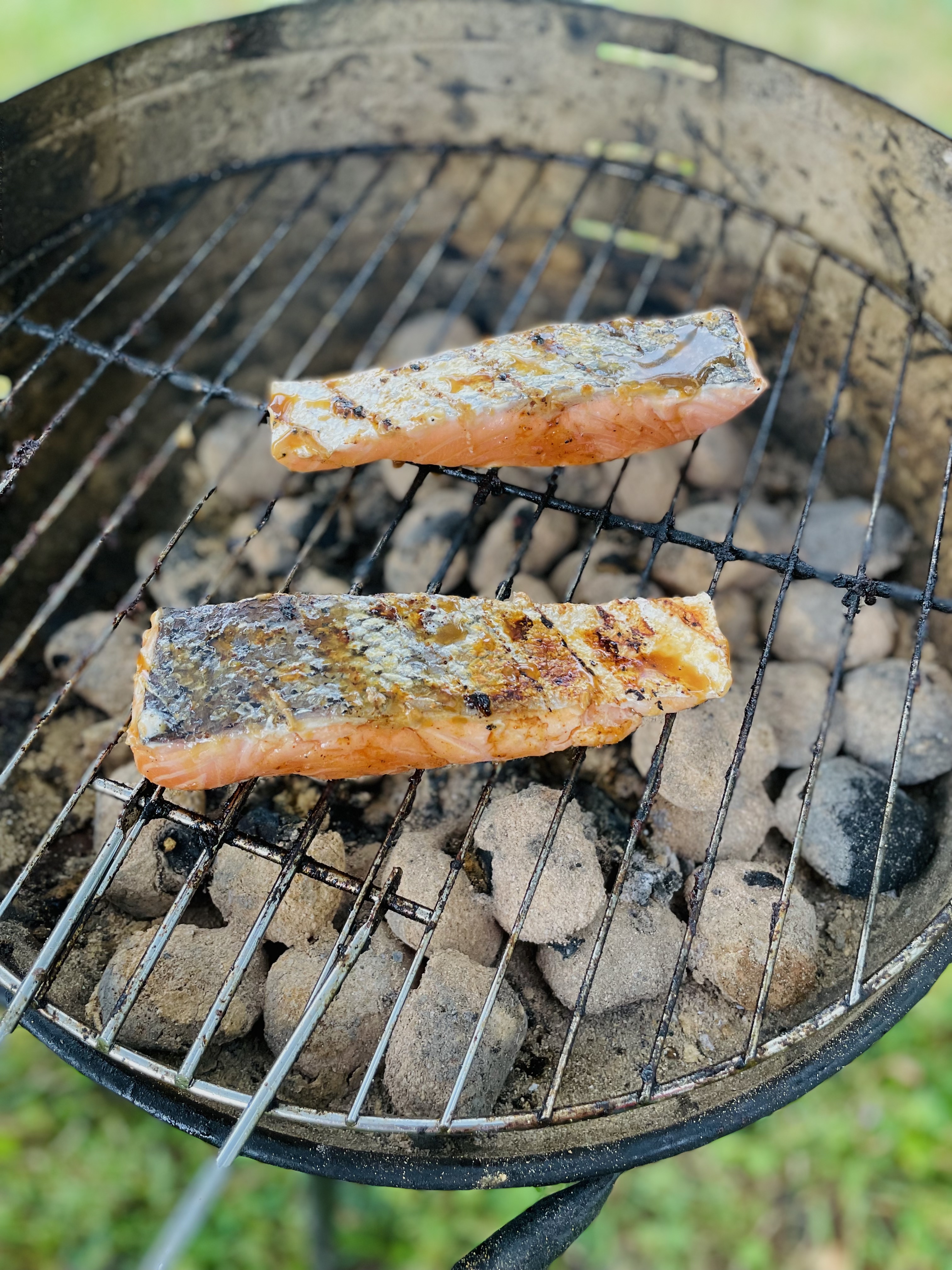 saumon au barbecue